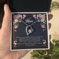 Mother Gifts, Appreciation Mom Jewelry Necklace with Sentimental Message Card Present (To My Loving Mom, Forever Love Necklace), Mom Necklace, Mother Necklace, Mom Gift, Gift from Daughter, Jewelry for Mom, Mother's Day Gift Ideas