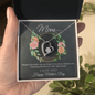 Mom I Love You Happy Mother's Day Gifts, Mother Gifts, Appreciation Mom Jewelry Necklace with Sentimental Message Card Present (To My Loving Mom, Forever Love Necklace), Unique Moms Birthday Gift Ideas, Mom Necklace, Mother Necklace, Jewelry for Mom