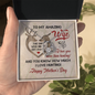 To My Amazing Wife Necklace I Love You - Happy Mother's Day Necklace - Best Gift for Her - Coustom Necklace for Wife - the One Who Did'nt Get Away! - Love From Husband More Than Hunting