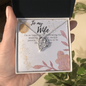 Gift for Wife Birthday - To My Wife Necklace - Happy Birthday My Love - To My Wife Necklace With Message Card - wife gift from husband future husband - Anniversary Gift For Wife -  Gift For Her,Handmade Jewelry