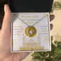 Beautiful Eid Gift for Wife - Dearest Wife, Arabic Love Necklace, Love Pendant Necklace, Arabic Love Symbol, Diamond Arabic Necklace, Romantic Design , To My Soulmate Necklace For Women, Necklace For Wife From Husband