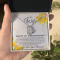To My Wife Necklace From Husband, To My Soulmate Necklace For Women, Necklace For Wife From Husband, Gifts For Her, Birthday Gifts For Wife,  Anniversary Gift, Wife Birthday, Romantic Gift, Christmas Gift for Wife, Wife Necklace, Women Gift