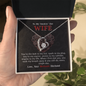 To My Smokin' Hot Wife - Gift For Wife - You Are Engine To My Life - Love Knot - To My Queen - To My Wife Necklace Anniversary Gift For Wife - To My Wife Necklace Birthday Gift