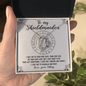 To My Shieldmaiden Necklace - Love Your Viking - Necklace for warrior woman - Gift for soulmate - Romantic message card for wife - Love for wife - Diamond Necklace for soulmate