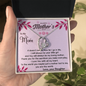 To My Mom Forever Love Necklace Mother Jewelry Gift From Daughter Mother's Day Gift, Mother's Day Kids, Message Card, To My Mom Necklace, Mom Gift For Birthday, Necklace Women, Necklace Women, Mom Necklace Card, Gift Idea For Mom, Mother 's Gift