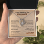 Gift For Your Soulmate - Hand In Hand - Love Knot - To My Smokin' Hot Soulmate - Gift For My Wife, Romantic Wife Gift -  Wife Birthday Surprise - wife gift from  future husband - Anniversary Gift For Wife