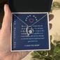 To My Loving Mom Necklace I Love You Mom Forever Love Necklace Gifts From Daughter Son Mom's Birthday Gift Happy Mother's Day Gift 2025 Jewelry with Message Card and Gift Box