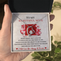 To My Beautiful Wife Never Forget That I Love You - I Will Love You Always & Forever - To My Wife Necklace - Valentines Day Gifts for Wife - Necklace for Wife