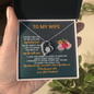 To My Wife Love Your Husband Necklace - To My Wife Necklace From Husband - To My Soulmate Necklace For Women - Necklace For Wife From Husband - To My Wife Necklace From Husband