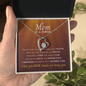 Mom in a million Gifts | To My Loving Mom Necklace I Love You Mom Forever Love Necklace Gifts From Daughter Son Kids Mom's Birthday Gift Mother's Day Gift Jewelry with Message Card and Gift Box, Mother's Day Gift, Gifts for Women, Mom Birthday Gift Ideas