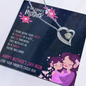 To The Luckiest Mother Gifts, Mother's Day Mom Necklace Gifts for Women Birthday Gifts for Mom From Daughter Son Best Mom Forever Love Necklace With Cards Gifts for Step Mom Mother in Law