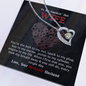 To My Smokin' Hot Wife - Gift For Wife - You Are Engine To My Life - Love Knot - To My Queen - To My Wife Necklace Anniversary Gift For Wife - To My Wife Necklace Birthday Gift