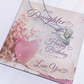To My Daughter Birthday Gift – Beautiful Girl, You Are Awesome | Heartfelt Happy Birthday Gift | Daughter Birthday Gift – Romantic Pink Floral Happy Birthday Design | Love You
