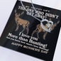 I Love You More Than Hunting - To My Trophy Wife - Best Gift for wife - Anniversary Gift For Wife from Husband - Romantic Neckless for wife - Romantic message for soulmate - To My Wife Necklace With Message Card