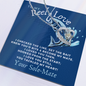To My Wife Necklace Anniversary Gift For Wife - To My Reel Love Necklace - Your Solemate - Fishing Fisherman Necklace - Gift for wife - Anniversary for Wife