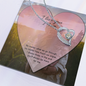 To My Loving Mom Necklace I Love You Mom Knot Pendant Necklace Gifts From Daughter Mom's Birthday Gift Mother's Day Gift Jewelry with Message Card and Gift Box