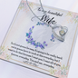 To My Beautiful Wife - You And Me Forever Everyday - Romantic Message from Hubby - Best Gift for Wife - Birthday Gift for her - Handmade Necklace for soulmate