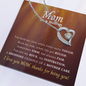 Mom in a million Gifts | To My Loving Mom Necklace I Love You Mom Forever Love Necklace Gifts From Daughter Son Kids Mom's Birthday Gift Mother's Day Gift Jewelry with Message Card and Gift Box, Mother's Day Gift, Gifts for Women, Mom Birthday Gift Ideas
