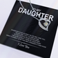 To My Daughter Meaningful Message Card Jewelry Gift for Daughter's Birthday 2026 or Graduation, Thoughtful for Her from Mom Dad Mama Papa Daddy Mommy, Elegant Necklaces with Sentimental Message