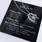 To My Soulmate - Alluring Necklace - Gift for Wife - Necklace for Wife - Gold Necklace for soulmate - To My Wife Necklace From Husband - Necklace for Sweet Heart