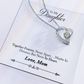 To My Daughter Meaningful Message Card Jewelry Gift for Daughter's Birthday 2026 or Graduation, Thoughtful for Her from Mom, Elegant Necklaces with Sentimental Message