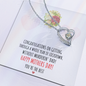 Happy Mothers Day You Are The Best Forever Love Necklace, Mother's Day Bonus Mom Necklace Gifts for Women Birthday Gifts for Mom From Daughter Son Best Mom Jewelry Necklace With Cards Gifts for Step Mom Mother in Law