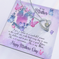 Mom Necklace, Mother Necklace, Jewelry for Mom, Birthday Gifts for Mom, Mother's Day Gift, Mother's Day Bonus Mom Necklace Gifts for Women Birthday Gifts for Mom From Daughter Son Best Mom Forever Love Necklace With Cards Gifts for Step Mom Mother in Law
