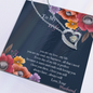 To My Wife - Necklace Gift Set  - To My Wife Necklace Anniversary Gift For Wife - Gift For Wife- To My Queen - Birthday Gift For Wife - To My Wife Necklace With Message Card