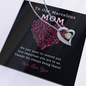 To Our Marvelous Mom Necklace, Mothers Day Gifts For Mom From Son Daughter Mom Necklace For Women New Mom Gifts Birthday Christmas Gifts With Heartfelt Message & Lighted Box