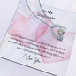 To My Soulmate - I Love You Necklace - To My Wife Necklace From Husband - Wife Birthday Surprise- Golden colour Neckless for Beloved wife - Best Birthday Gift for her