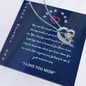 To My Loving Mom Necklace I Love You Mom Forever Love Necklace Gifts From Daughter Son Mom's Birthday Gift Happy Mother's Day Gift 2025 Jewelry with Message Card and Gift Box