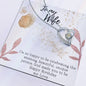 To My Wife Necklace - Gift for Wife Birthday - Happy Birthday My Love - Gift from Hubby - Gift for Spouse - Necklace Gift for newly married couple
