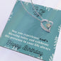 To My Wife Necklace - Gift for Wife Birthday Marriage - To My Wife Necklace From Husband - To My Soulmate Necklace For Women - Necklace For Wife From Husband