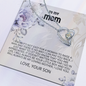 To My Mom Necklace Gifts Meaningful Gift to Mom from Son, Sentimental Mother's Day Gift for Mom from Son, Unique Moms Birthday Gift Ideas, Mom's Birthday Gift Happy Mother's Day Gift 2025 Jewelry with Message Card and Gift Box