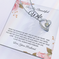 To My Wife Necklace With Message Card - Wife Birthday Gift - Anniversary Gift For Wife from Husband - Gift for wife from Husband - Wife Gift - Romantic Message for wife