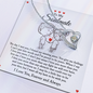 To My Wife Necklace From Husband - Personalized Wife Necklace Gift - To My Soulmate - Forever and Always - Necklace - Romantic message card from husband