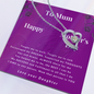 Mother Gifts, Appreciation Mom Jewelry Necklace with Sentimental Message Card Present (To My Loving Mom, Forever Love Necklace), Mom Necklace, Mother Necklace, Mom Gift, Gift from Daughter, Jewelry for Mom, Mother's Day Gift, Gifts for Women