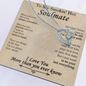 To My Smokin' Hot Soulmate - Gift For Your Soulmate - The One I Want To Be With - To My Soulmate Necklace For Women - To My Wife Necklace With Message Card