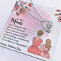 To My Mom Happy Mothers Day Gift Ideas, Mothers Day Gifts For Mom From Daughter Mother Necklace For Women New Mom Gifts Birthday Christmas Gifts With Heartfelt Message & Lighted Box, Just Like Your Daughter Present