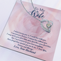 To My Wife Never forget how special you are to me. I Love You. Forever and Always - To My Wife Necklace From Husband - To My Soulmate Necklace For Women - Necklace For Wife From Husband