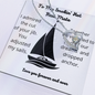 To My Smokin' Hot First Mate - Admired Your Jib Forever Love Necklace - To My Wife Necklace From Husband - To My Queen - To My Wife Necklace Anniversary Gift For Wife