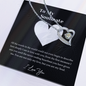 To My Wife Necklace From Husband - to My Soulmate Necklace for Women - My Soulmate, Love You - Necklace - Gift for My Wife -  Romantic Wife Gift - Gift for Soulmate