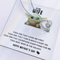 To My Wife - Yoda Best Wife In the Galaxy - Best Gift for wife - Best Wife Gift - Romantic message card for her - Engagement Gift - Anniversary Jewelry for Her