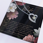 To My Wife Wedding Anniversary Gift - To My Wife Necklace With Message Card - Anniversary Gift For Wife - To My Queen - To My Wife Necklace Anniversary Gift For Wife