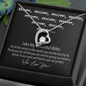 Mom Cute Memorable Mother's Day Gift - We Love You - Gift For My Wife - Romantic Wife Gift - Wife Birthday Surprise - To my Wife Necklace - Necklace with love message for wife