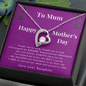Mother Gifts, Appreciation Mom Jewelry Necklace with Sentimental Message Card Present (To My Loving Mom, Forever Love Necklace), Mom Necklace, Mother Necklace, Mom Gift, Gift from Daughter, Jewelry for Mom, Mother's Day Gift, Gifts for Women