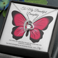 To My Beautiful Daughter Necklace, Meaningful Message Card Jewelry Box, Gift for Daughter's Birthday Graduation 2026, Thoughtful for Her from Mom Kids