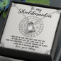 To My Shieldmaiden Necklace - Love Your Viking - Necklace for warrior woman - Gift for soulmate - Romantic message card for wife - Love for wife - Diamond Necklace for soulmate