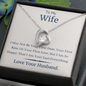 The Perfect Gift for Your Wife Necklace - Love Your Husband - Couple Necklace Set - Friendship Necklace - to My Wife Necklace - Valentines Day Gifts for Wife - Necklace for Wife From Husband