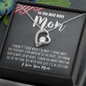 Navy Mom Necklace Proud Navy Mom Gifts Jewelry Navy Military Gift for Women Deployment Gift for Navy Mama, Mother Daughter Sister, Tree Man, Family Tree of Love, Best Friend, Mom Heart Beads, Gifts for Family/European Jewelry for Mother